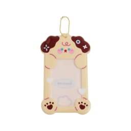 Summer PVC Photocard Holder Cartoon Animal Shaped Transparent Card Case Student Campus Card Access Bag 3-inch
