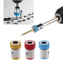 6.35mm Universal Magnetic Ring Alloy Screwdriver Bit Anti-corrosion Strong Magnetizer Drill Bit Magnetic Tool