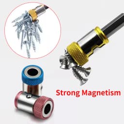 6.35mm Universal Magnetic Ring Alloy Screwdriver Bit Anti-corrosion Strong Magnetizer Drill Bit Magnetic Tool