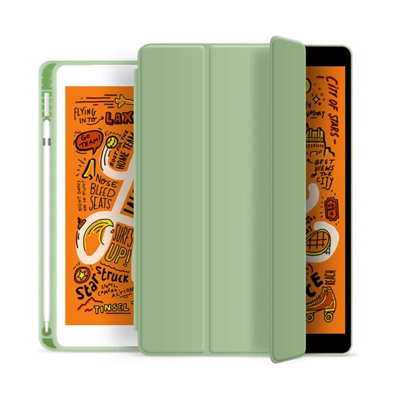 With Pencil Holder Funda for iPad pro 12.9 air 11 2024 10.5 10.2 iPad Air 5th 4th 10th Generation 10.9 iPad Air1 2 6th 5th 9.7