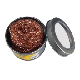 Cleaning Ball Desoldering Soldering Iron Mesh Filter Cleaning Nozzle Tip Copper Wire Cleaner Ball Metal Dross Box Clean Ball
