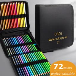 48/72/120/200 Pcs Colored Pencils Set Watercolor Drawing Pencils with Cases Professional Drawing Sketching Art Supplies