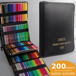 48/72/120/200 Pcs Colored Pencils Set Watercolor Drawing Pencils with Cases Professional Drawing Sketching Art Supplies