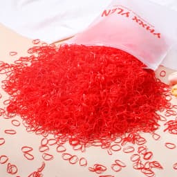 500Pcs Girls Colourful Disposable Rubber Band Elastic Hair Bands Headband Children Ponytail Holder Bands Kids Hair Accessories
