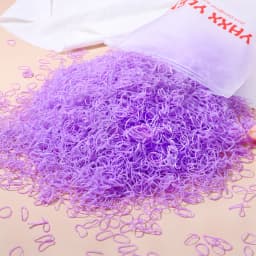 500Pcs Girls Colourful Disposable Rubber Band Elastic Hair Bands Headband Children Ponytail Holder Bands Kids Hair Accessories