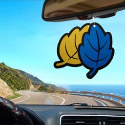 6PCS Car Air Freshener Natural Scented Tea Paper Auto Hanging Vanilla Perfume Fragrance Leaf Shape Car Accessories Interior