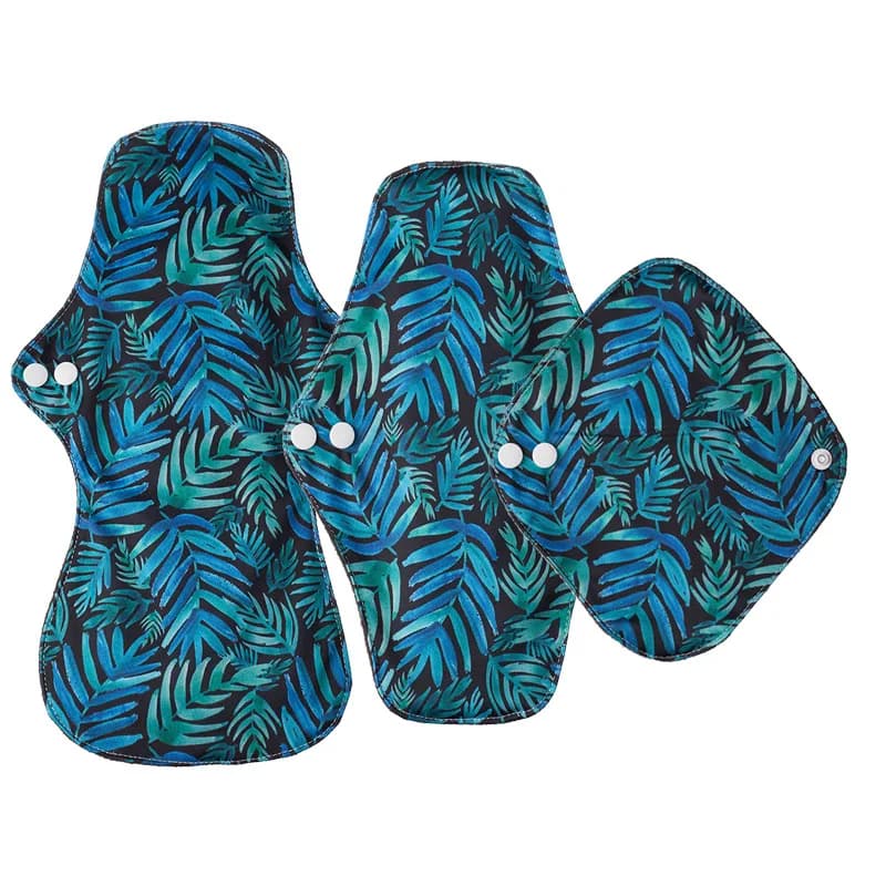 5PCS Small Medium Extra Large For The Whole Periods Sanitary Towel Reusable Menstrual Pads Washable Women Pads For Day And Night