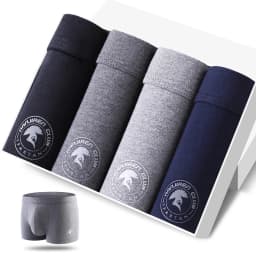 4Pcs Boxer Shorts Men's Underwear Sexy Panties Cotton Boxers Man Underpants Male Shorts Homme U Convex Lingerie Free Shipping