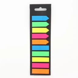 200 Sheets Color Sticky Notes Memo Pad Notes Index Transparent Post Stickers Bookmarks Notepad School Office Stationery Supplies