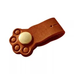 Genuine Leather Cable Organizer Vintage Earphone Wire Data Line Clips Cable Winder Tie Cable Management Cord Organizer Office