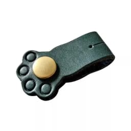 Genuine Leather Cable Organizer Vintage Earphone Wire Data Line Clips Cable Winder Tie Cable Management Cord Organizer Office