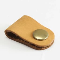 Genuine Leather Cable Organizer Vintage Earphone Wire Data Line Clips Cable Winder Tie Cable Management Cord Organizer Office