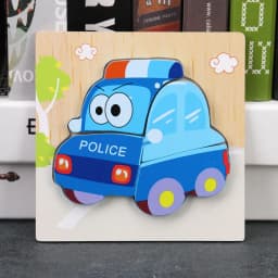 Baby High Quality 3D Wooden Puzzles Educational Cartoon Animals Early Learning Intelligence Puzzle Game Toys for Children