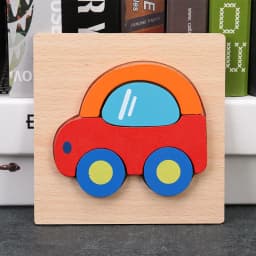 Baby High Quality 3D Wooden Puzzles Educational Cartoon Animals Early Learning Intelligence Puzzle Game Toys for Children