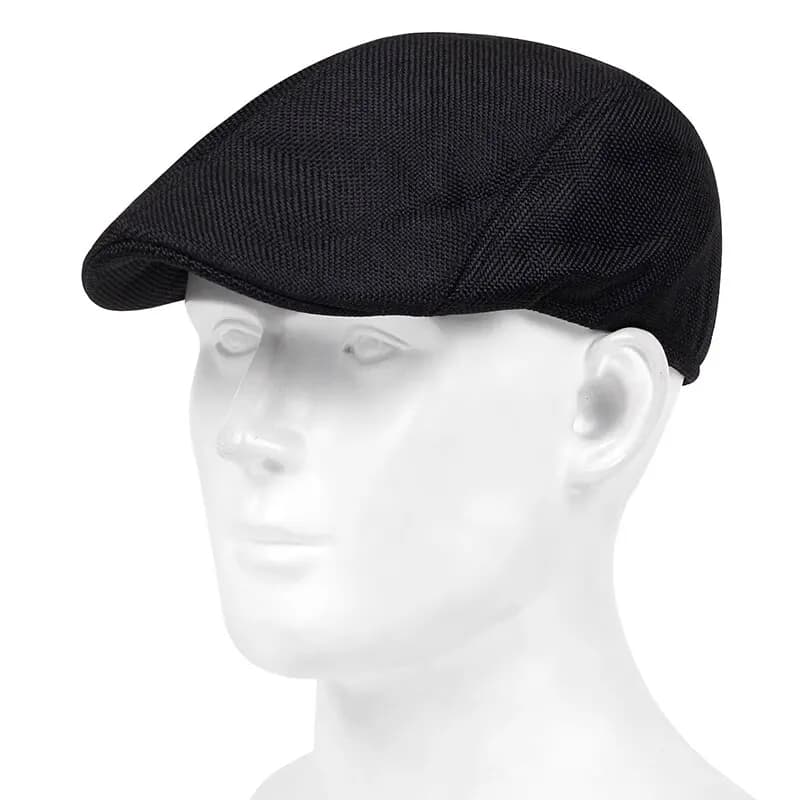 Mens Solid Casette Caps Spring and Summer Outdoor Casual Golf Hats Street Trend Hat