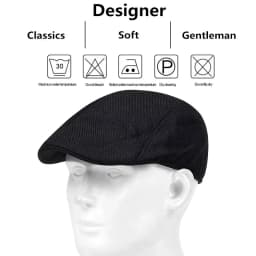 Mens Solid Casette Caps Spring and Summer Outdoor Casual Golf Hats Street Trend Hat