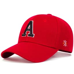Unisex Simple Letter A Embroidery Baseball Caps Spring and Autumn Outdoor Adjustable Casual Hat Sunscreen Hat