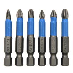 6pc Hexagonal Handle Anti Skid Electric Screwdriver Woodworking Cross Screwdriver Tool Set PH1 PH2 PH3 PZ1 PZ2 PZ3