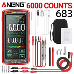 ANENG 683 Smart Multimeter High-end Touch 6000 Counts Multimetro Test Rechargeable Multitester AC/DC Voltage Tester Current Tool