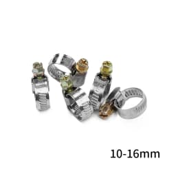 5/10pcs Pipe Clamps Genuine Jubilee Stainless Steel Hose Clips Car Fuel Hose Pipe Clamps Worm Drive Durable Anti-oxidation