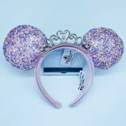 Disney Minnie Ear Headband For Women Disneyland Headband Mickey Adult/Child Ears Leather Plush Sequin Cosplay Girls Accessories