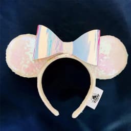 Disney Minnie Ear Headband For Women Disneyland Headband Mickey Adult/Child Ears Leather Plush Sequin Cosplay Girls Accessories