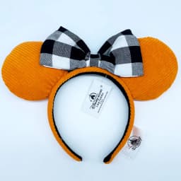 Disney Minnie Ear Headband For Women Disneyland Headband Mickey Adult/Child Ears Leather Plush Sequin Cosplay Girls Accessories