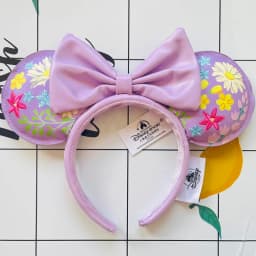 Disney Minnie Ear Headband For Women Disneyland Headband Mickey Adult/Child Ears Leather Plush Sequin Cosplay Girls Accessories