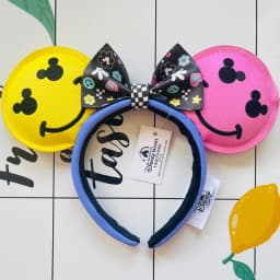 Disney Minnie Ear Headband For Women Disneyland Headband Mickey Adult/Child Ears Leather Plush Sequin Cosplay Girls Accessories