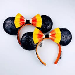 Disney Minnie Ear Headband For Women Disneyland Headband Mickey Adult/Child Ears Leather Plush Sequin Cosplay Girls Accessories