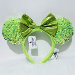 Disney Minnie Ear Headband For Women Disneyland Headband Mickey Adult/Child Ears Leather Plush Sequin Cosplay Girls Accessories