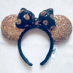 Disney Minnie Ear Headband For Women Disneyland Headband Mickey Adult/Child Ears Leather Plush Sequin Cosplay Girls Accessories