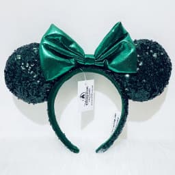 Disney Minnie Ear Headband For Women Disneyland Headband Mickey Adult/Child Ears Leather Plush Sequin Cosplay Girls Accessories