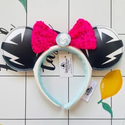 Disney Minnie Ear Headband For Women Disneyland Headband Mickey Adult/Child Ears Leather Plush Sequin Cosplay Girls Accessories