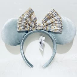 Disney Minnie Ear Headband For Women Disneyland Headband Mickey Adult/Child Ears Leather Plush Sequin Cosplay Girls Accessories
