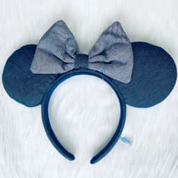 Disney Minnie Ear Headband For Women Disneyland Headband Mickey Adult/Child Ears Leather Plush Sequin Cosplay Girls Accessories