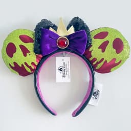 Disney Minnie Ear Headband For Women Disneyland Headband Mickey Adult/Child Ears Leather Plush Sequin Cosplay Girls Accessories