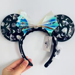 Disney Minnie Ear Headband For Women Disneyland Headband Mickey Adult/Child Ears Leather Plush Sequin Cosplay Girls Accessories
