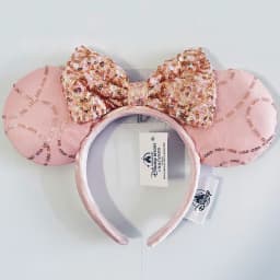 Disney Minnie Ear Headband For Women Disneyland Headband Mickey Adult/Child Ears Leather Plush Sequin Cosplay Girls Accessories