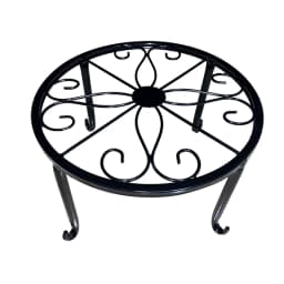 Metal Plant Stand Flower Pot Base Holder Stool for Home Garden Indoor Outdoor Flower Plant Display Free Standing Bonsai Holder