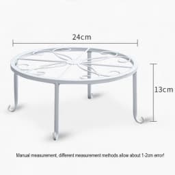 Metal Plant Stand Flower Pot Base Holder Stool for Home Garden Indoor Outdoor Flower Plant Display Free Standing Bonsai Holder