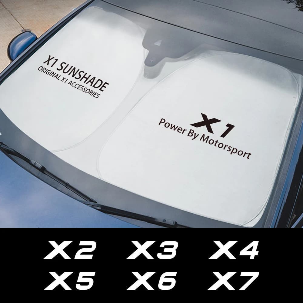 Car Interior Windshield Sunshade Sun Protector Parasol For BMW X5 E70 E53 X1 E84 F48 X3 F25 E83 X2 X6 E71 E30 X7 X4 F26 Xdrive