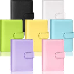 A5/A6 Budget Binder Planner Notebook  Cover PU  Loose-leaf Handbook 6 Holes Binder  Diary Agenda Paper Cover School Stationery