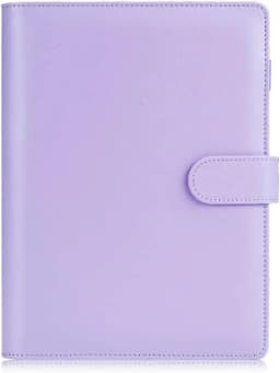 A5/A6 Budget Binder Planner Notebook  Cover PU  Loose-leaf Handbook 6 Holes Binder  Diary Agenda Paper Cover School Stationery