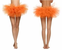 Sexy Adult Women's Half Skirt 5 Layers Tulle Puffy Skirt Ballet Short  Party Nightclub Mini Skirt Performance Event Costume