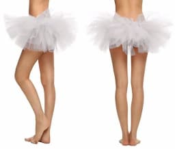 Sexy Adult Women's Half Skirt 5 Layers Tulle Puffy Skirt Ballet Short  Party Nightclub Mini Skirt Performance Event Costume