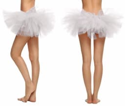 Sexy Adult Women's Half Skirt 5 Layers Tulle Puffy Skirt Ballet Short  Party Nightclub Mini Skirt Performance Event Costume