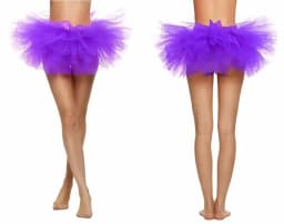 Sexy Adult Women's Half Skirt 5 Layers Tulle Puffy Skirt Ballet Short  Party Nightclub Mini Skirt Performance Event Costume
