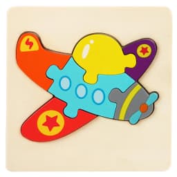 Wooden Puzzle Montessori Animals Carton Colorful Learning Education Toys Tangram Jigzaw Cognitive Wood For Children Kids Gift