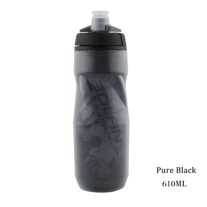 Bolany Bike Water Bottle 600ml Mountain Cycling Water Bottle PP5 Heat-And Ice-protected Bottle Outdoor Sports Cup